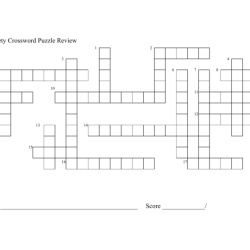 Lab safety crossword puzzle answer key