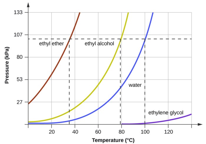 Vapor pressure and boiling worksheet