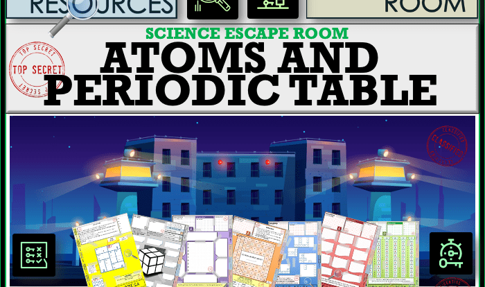 Periodic table escape room answer key pdf