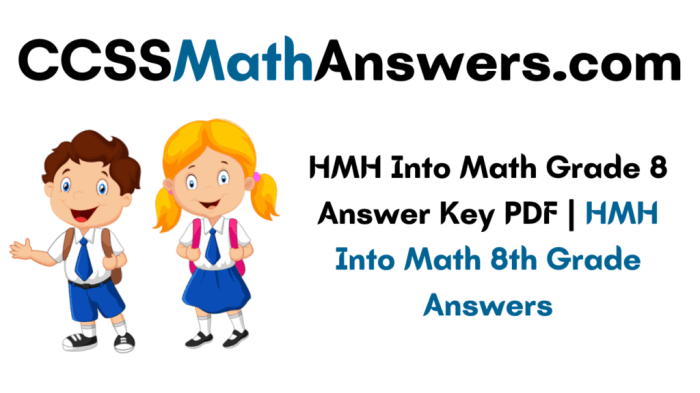 Hmh into math 8th grade answer key