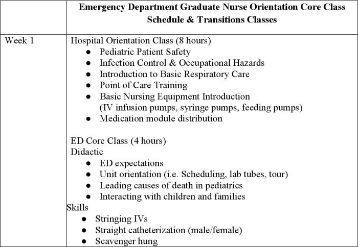 Emergency nursing orientation 3.0 patient assessment